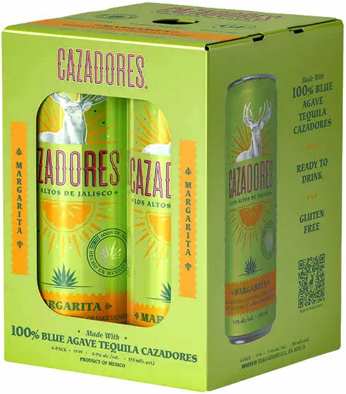 Cazadores Cocktails Margarita 4pk 355ml Can Legacy Wine and Spirits